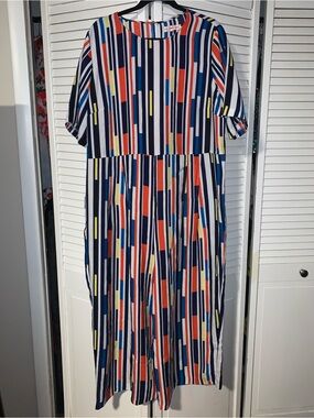 Traffic People Plus Size Women’s Printed Jumpsuit